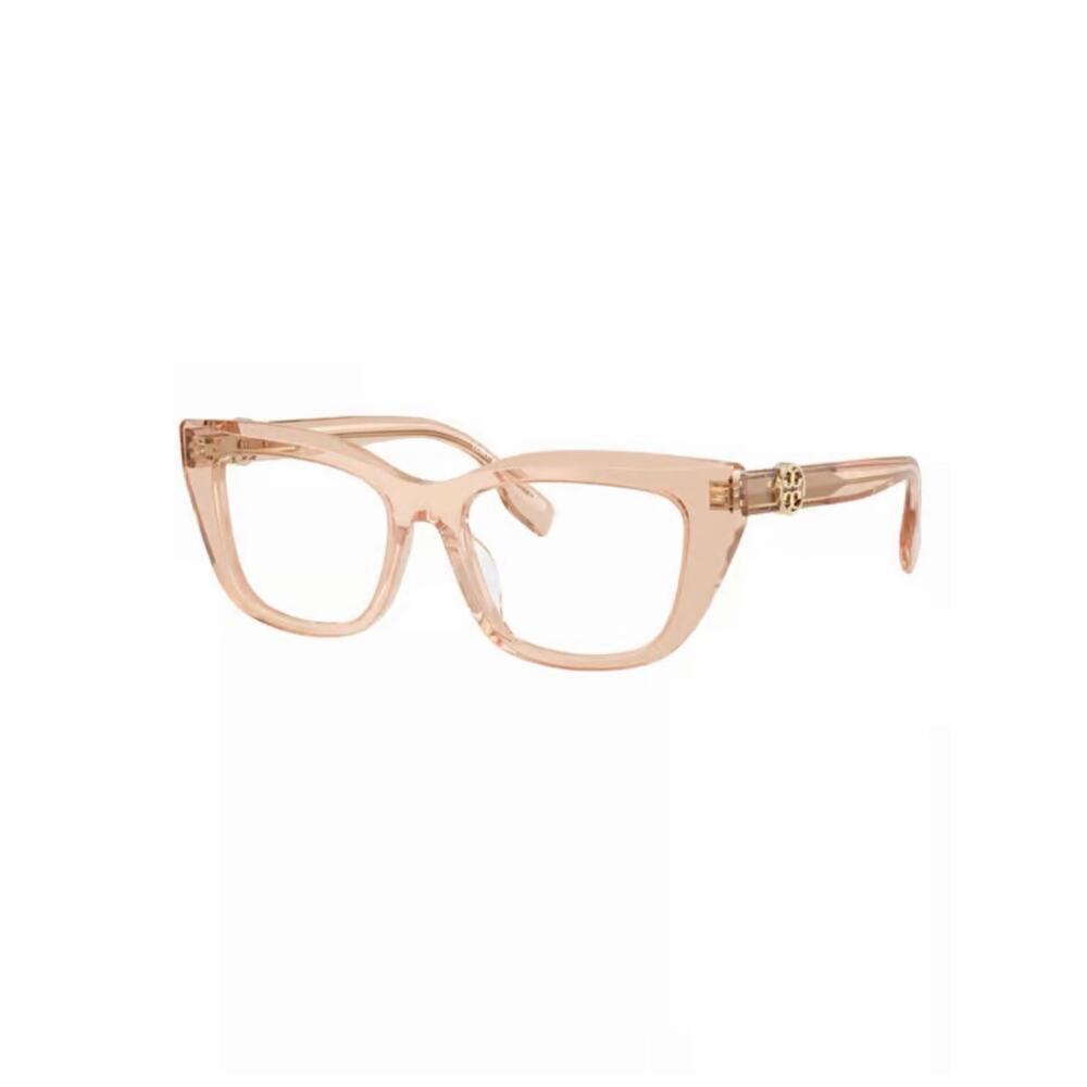 New Tory Burch TY2158U 1954 Translucent Brown Cat Eye Optical Glasses Authentic - Picture 5 of 7